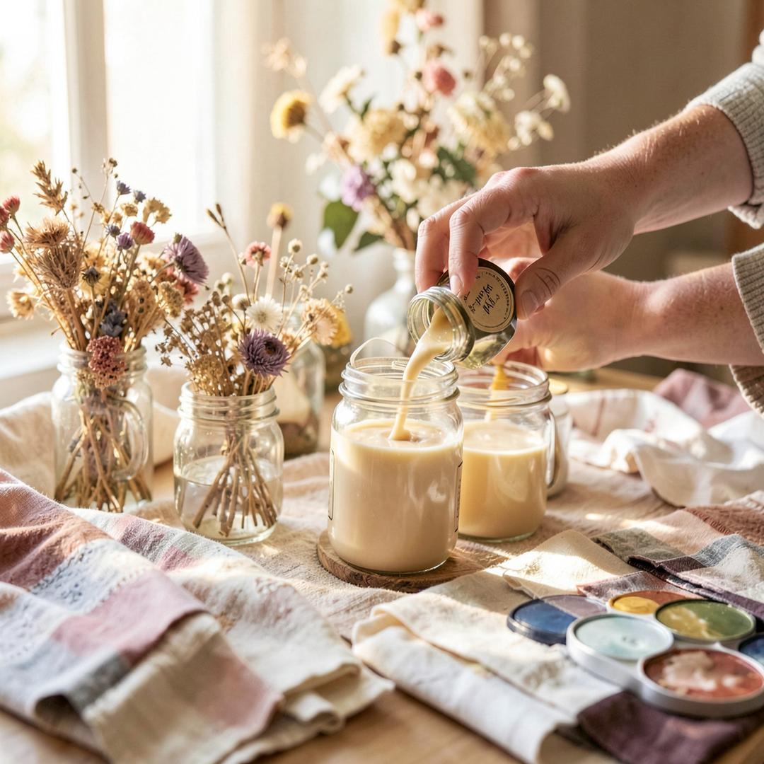 Creative workshop in Dubai — Candle-making & colour analysis afternoon